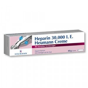 HEPARIN 30.000 Heumann Creme