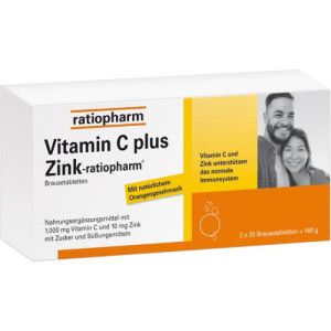 VITAMIN C PLUS Zink-ratiopharm Brausetabletten